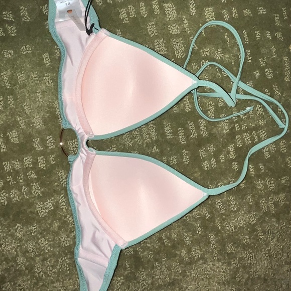 Shade & Shore Swim Shade And Shore Foam Green Bikini Top Poshmark